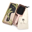 Fan Palm Boar- & Nylon Brush Double Bloom - Large Paddle