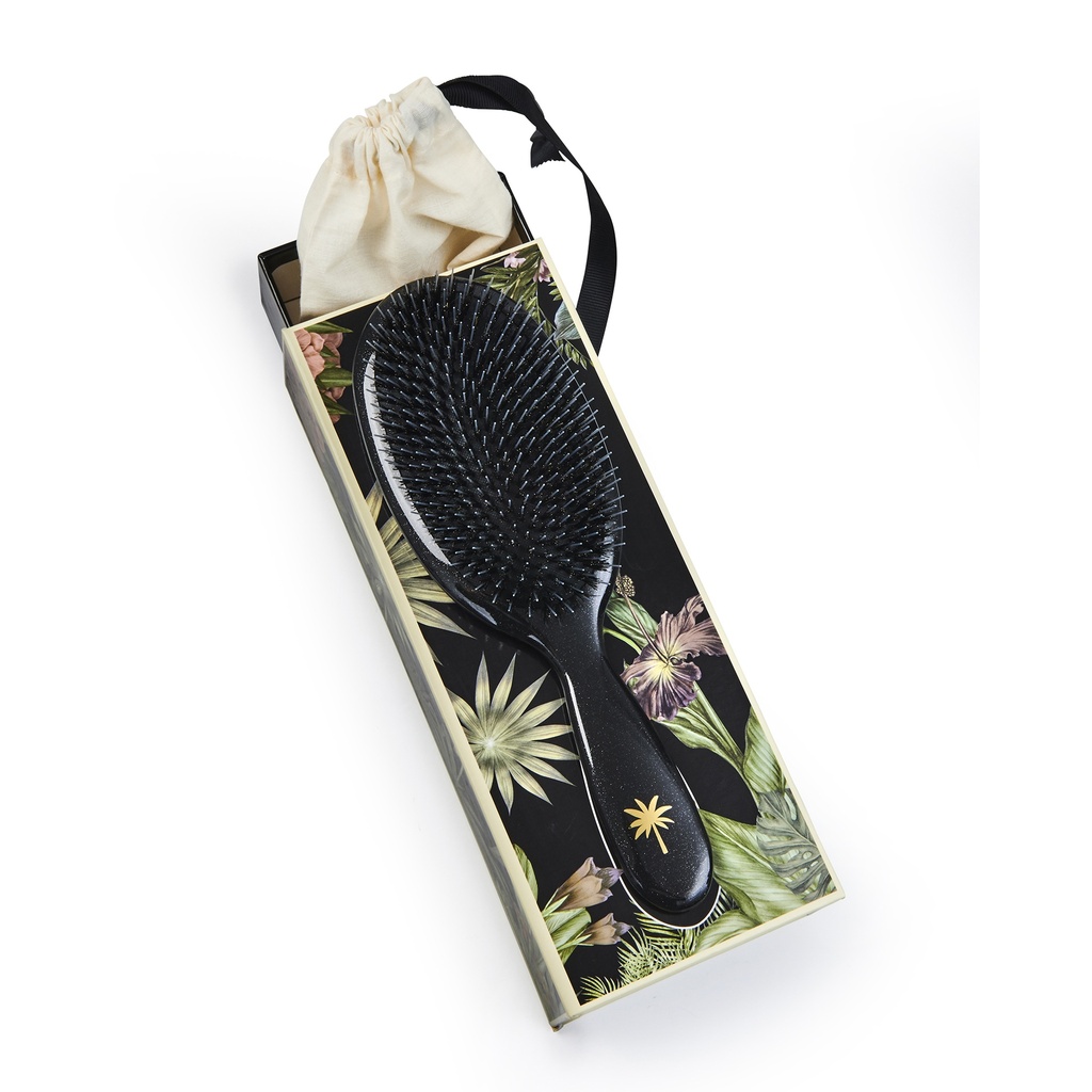 Fan Palm Boar- & Nylon Brush Stardust - Large