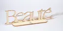 Kydra Le Salon Deco Wood Words ''PURE'' & ''BEAUTE''