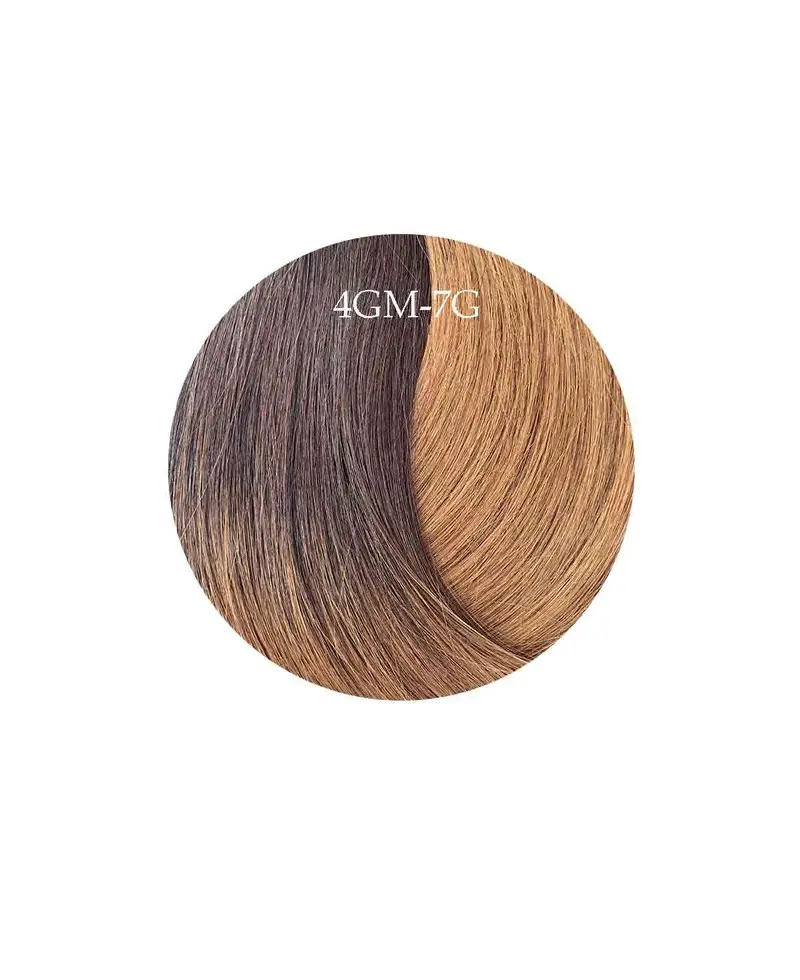 Showpony 30-35cm (14") Skin Weft Tape Extensions - Ombre - 4GM-7G Warm Mocha Melt