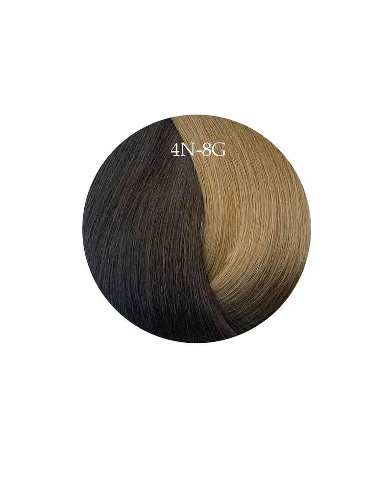 Showpony 30-35cm (14") Skin Weft Tape Extensions - Ombre - 4N-8G Warm Coffee Melt
