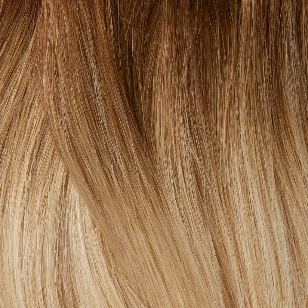 Showpony 45-50cm (20") 7 PIECE CLIP IN BOX SET - Warm Salted Caramel Ombre - 7B-11NA