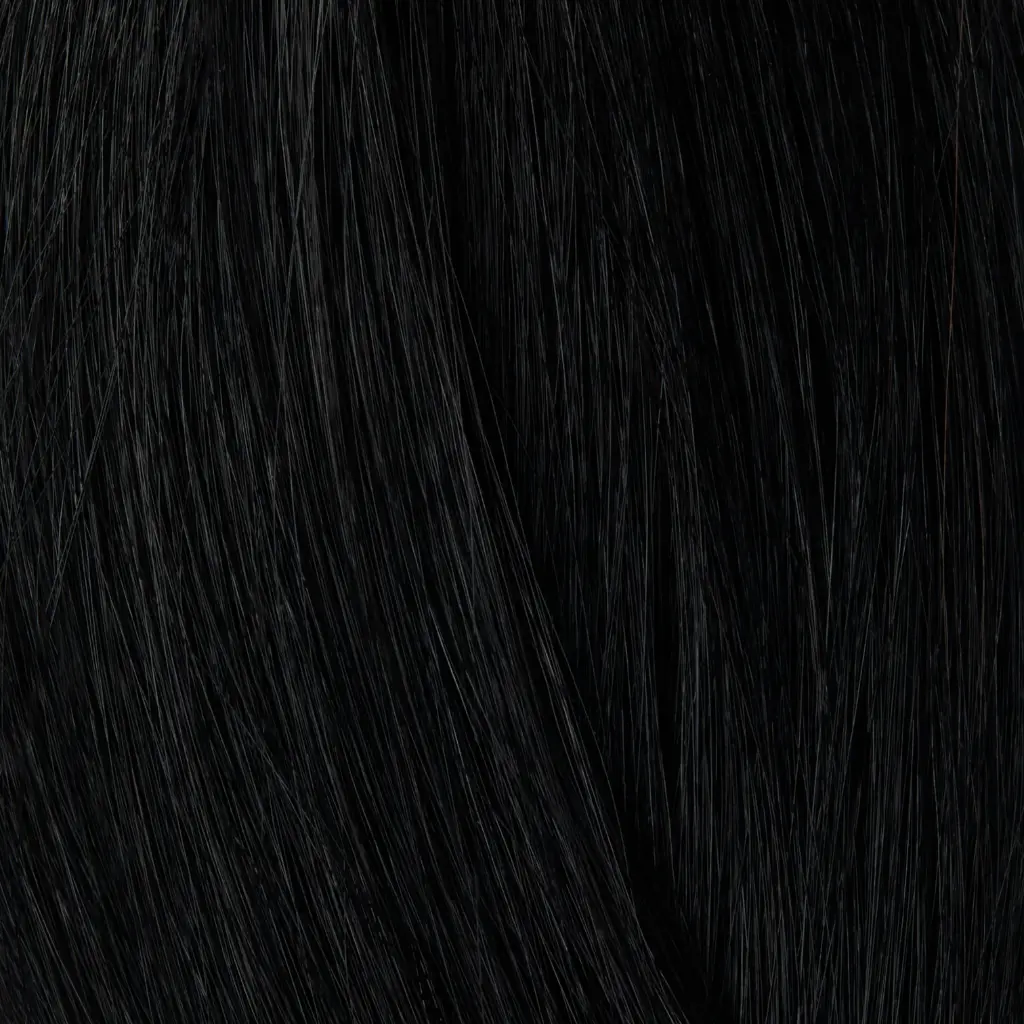 Showpony 45-50cm (20") 7 Piece Clip In Hair Extension - 1N Black