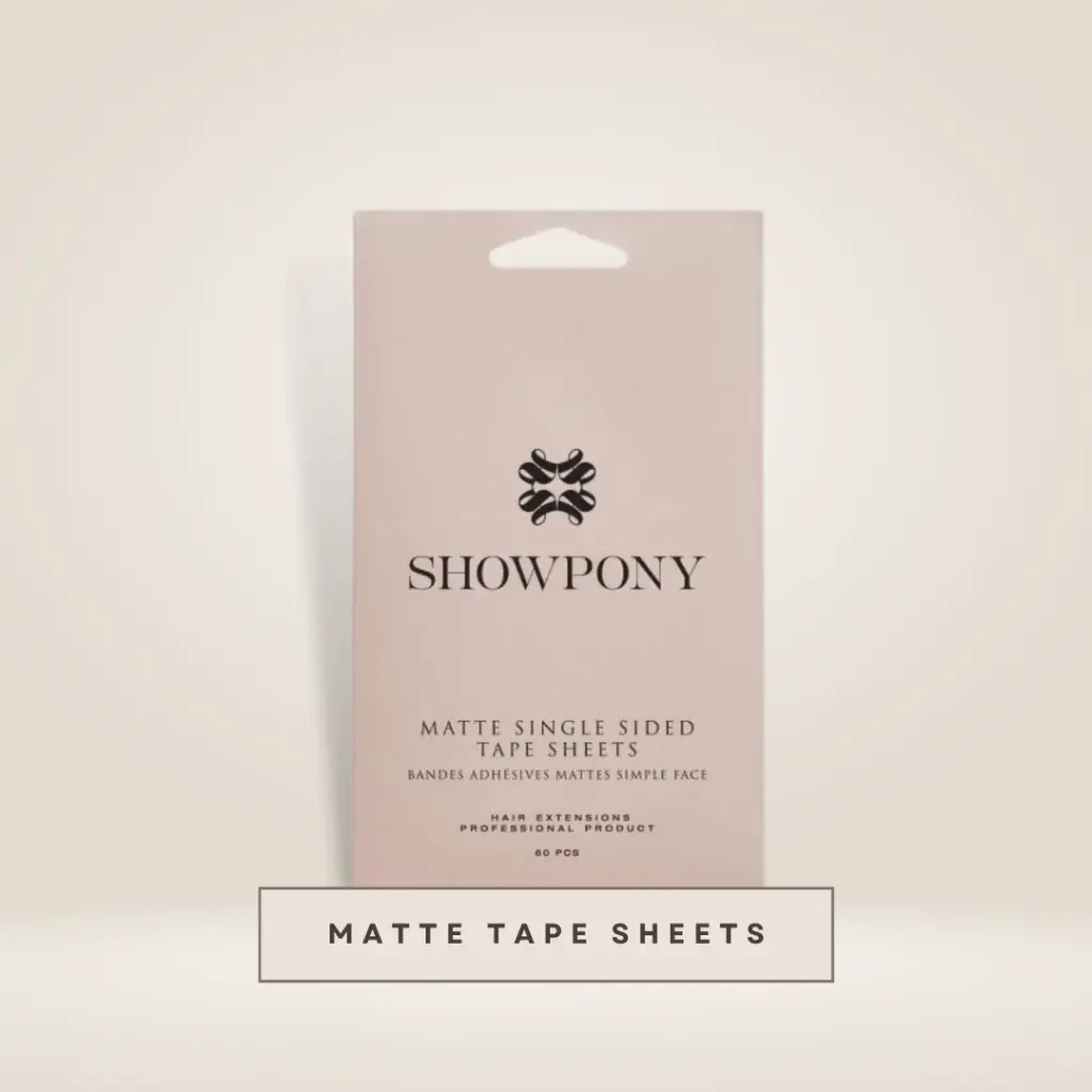 Showpony Matte Single Sided Tape Sheets 60pc