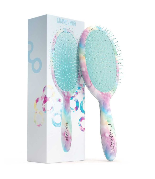 Framar Detangle Brush - Summer Camp Gimmie S'More - Limited Edition