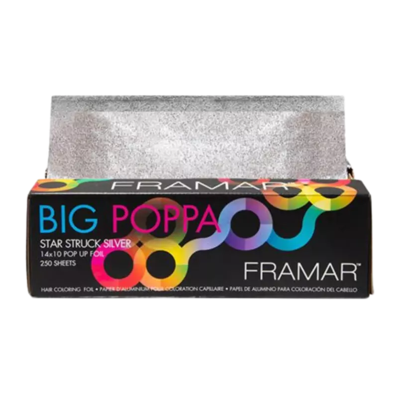 Framar 10x14 Big Poppa Pop Ups Star Struck Silver 250 Sheets