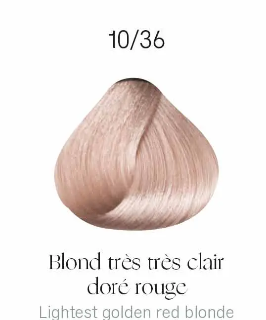Kydra botanique 10-36 Blond très très clair doré rouge