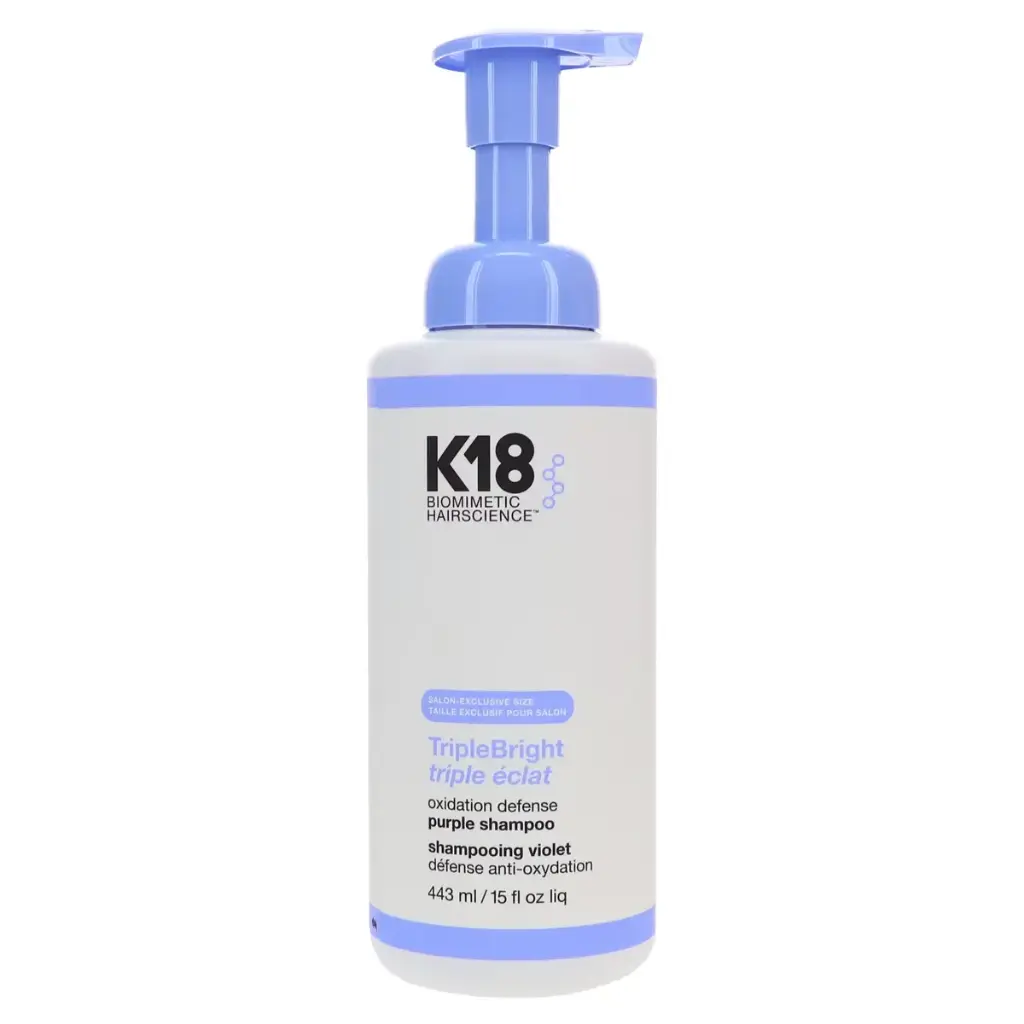 K18 TripleBright Oxidation Defense Purple Shampoo 443ml