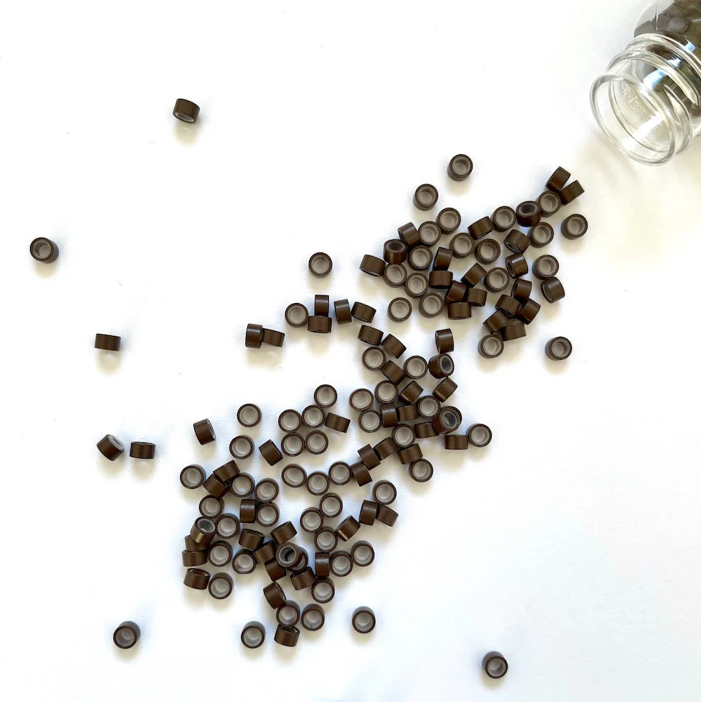 BHBD Weft Beads Brown 500 pcs 