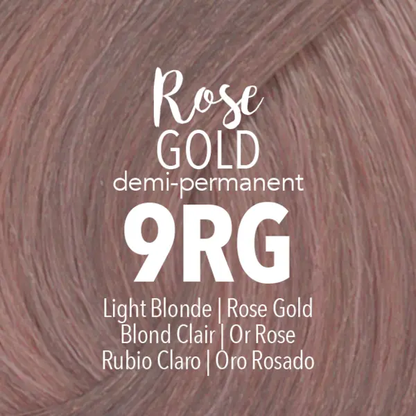 Mydentity - DEMI 9RG Rose Gold Light Blonde