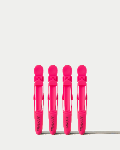 [CL-GG-PNK] Framar Gator Grips Clips 4 pcs - Rose