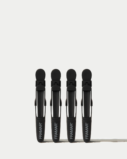 [CL-GG-BLK] Framar Gator Grips Clips 4 pcs - Schwarz