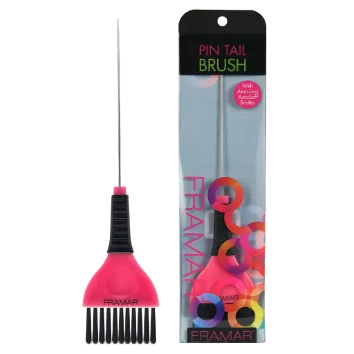 [HB-PT-PNK] Framar Pin Tail Brush 