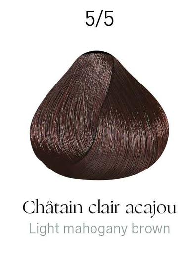 [KD10077] Kydra botanique 5-5 acajou clair brun