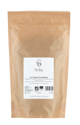 [KD10338] Thé Kydra 50g (menthe poivrée, verveine, mélisse)
