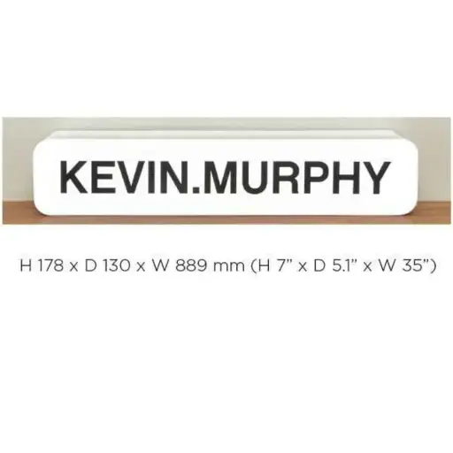 [KMUC896] Kevin.Murphy Logo Display w/ LED