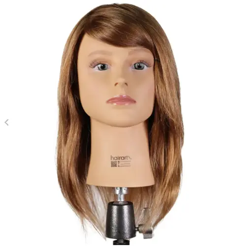 [4822Emma] Mannequin Head HairArt Emma - brun clair