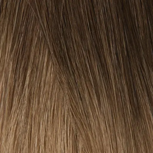 [709073] Showpony 45-50cm (20") Skin Weft Tape Extensions - Ombre - 4N-8G Warm Coffee Melt