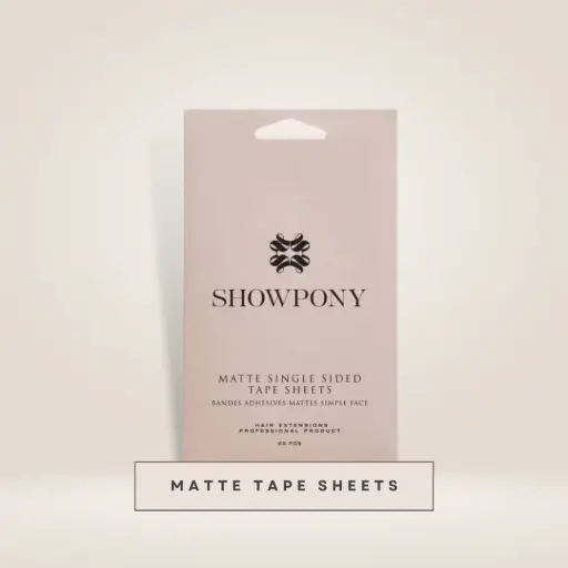 [707005] Showpony Matte Single Sided Tape Sheets 60pc