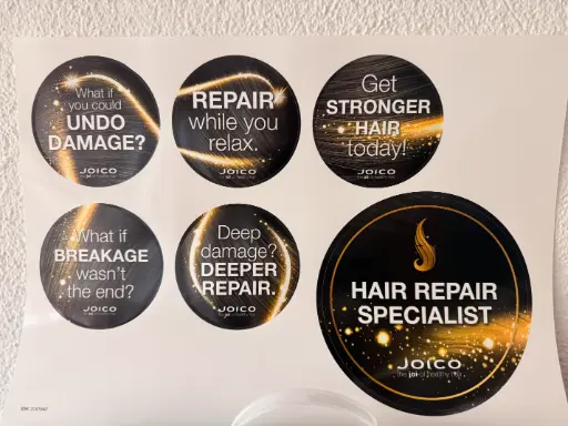 [3141540] Joico Hair Repair System A3 Window/Mirror Sticker