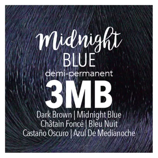 [41057] Mydentity - DEMI 3MB Bleu nuit Marron foncé