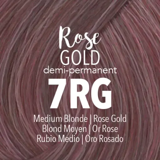 [41063] Mydentity - DEMI 7RG Rose Gold Medium Blonde